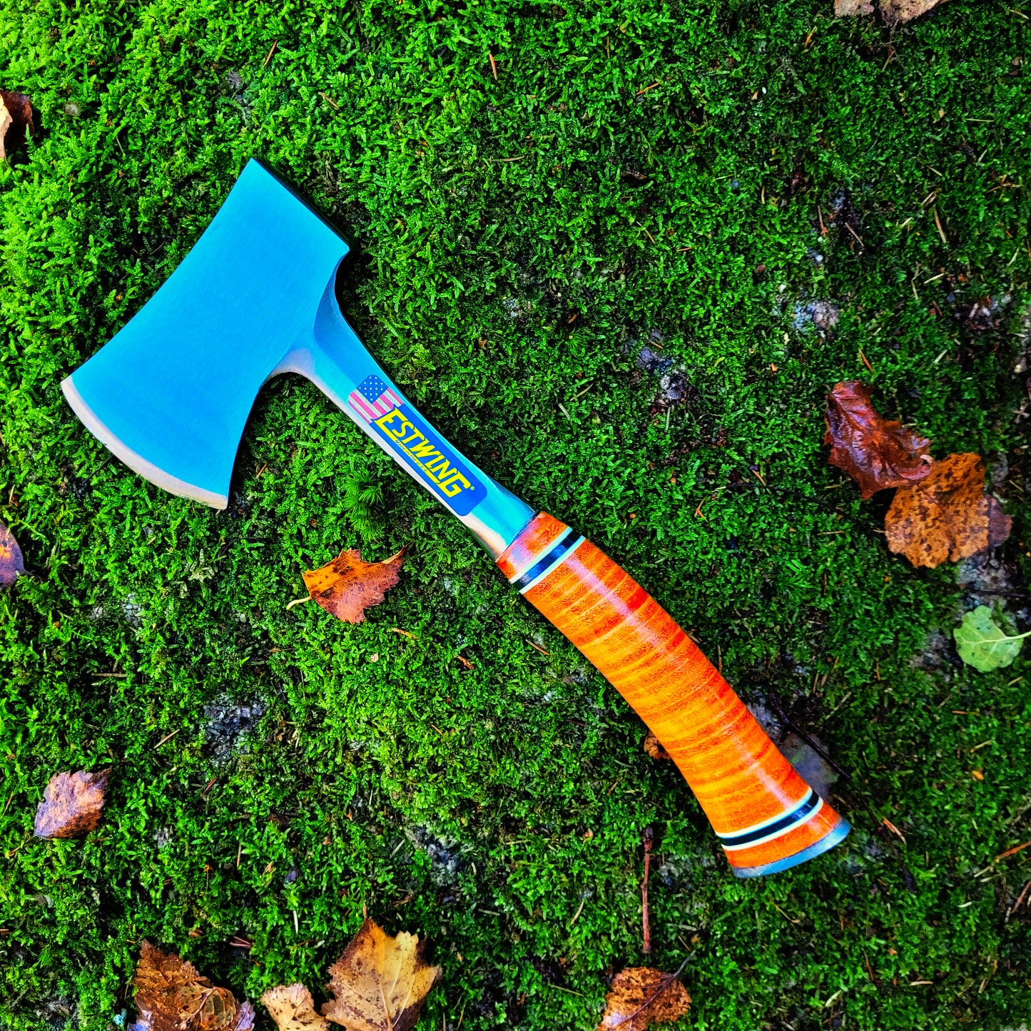 campingyxa läder estwing